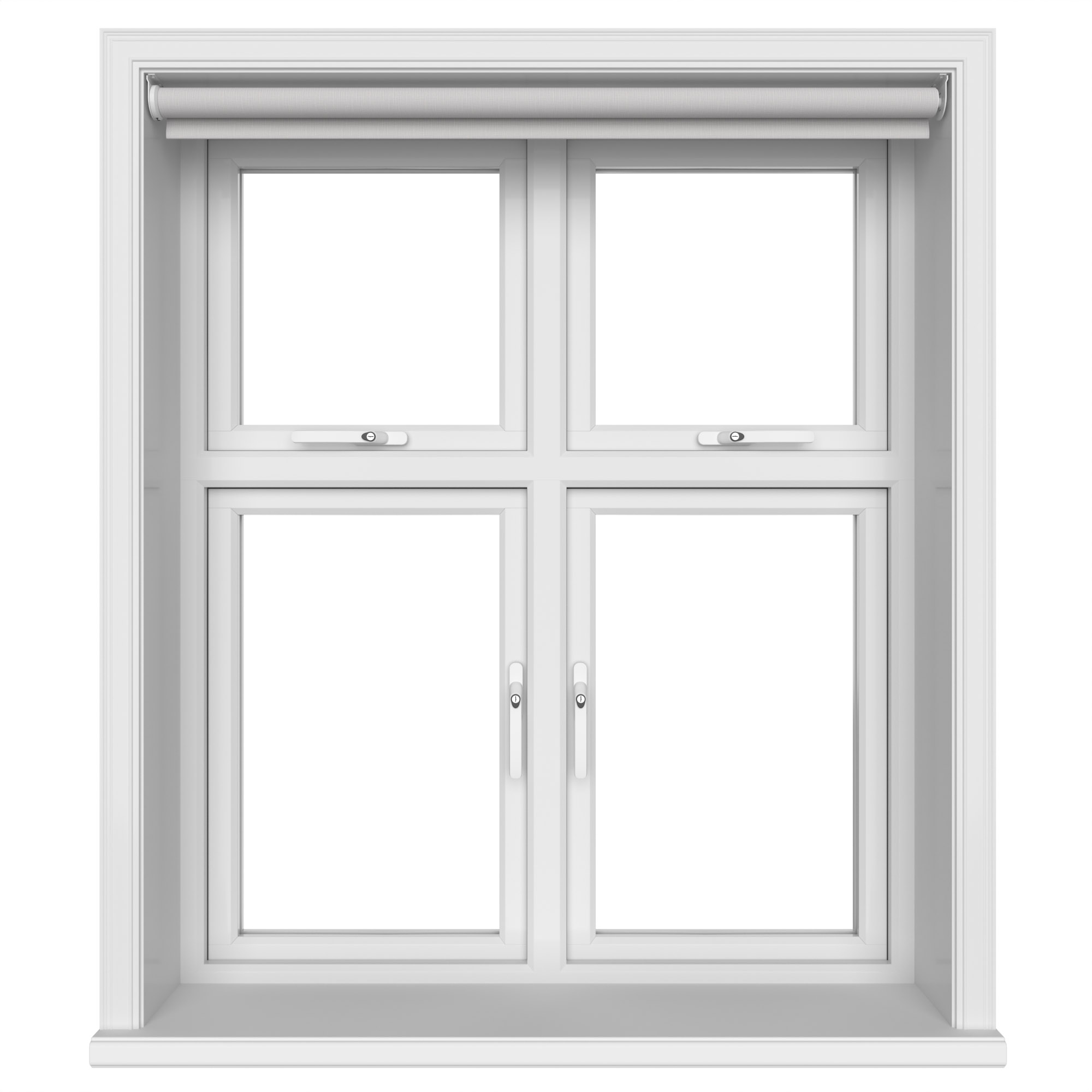 Lakeside Misty Grey Motorised Roller Blind - Image 3