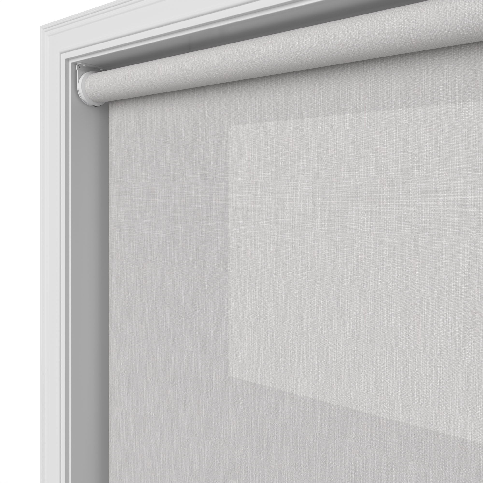 Lakeside Misty Grey Motorised Roller Blind - Image 4