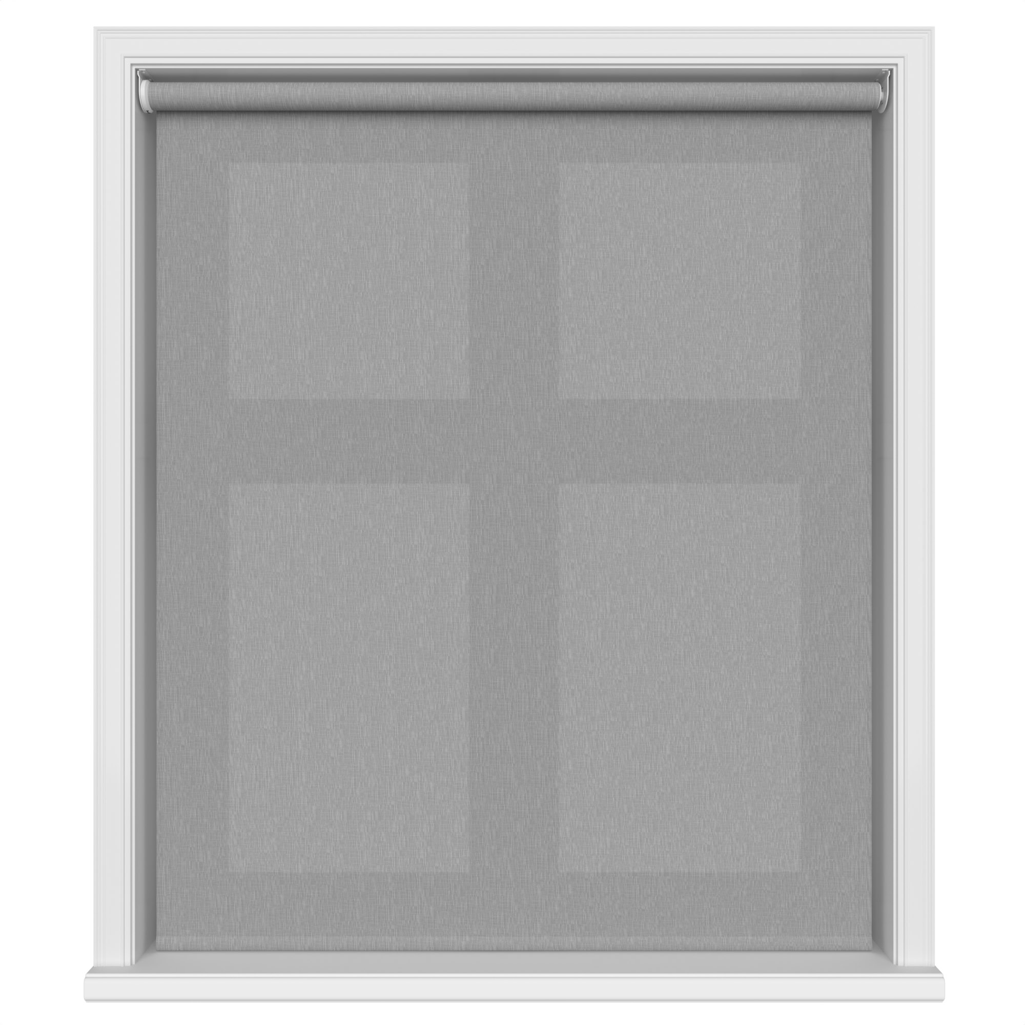 Lakeside Storm Grey Motorised Roller Blind - Image 2