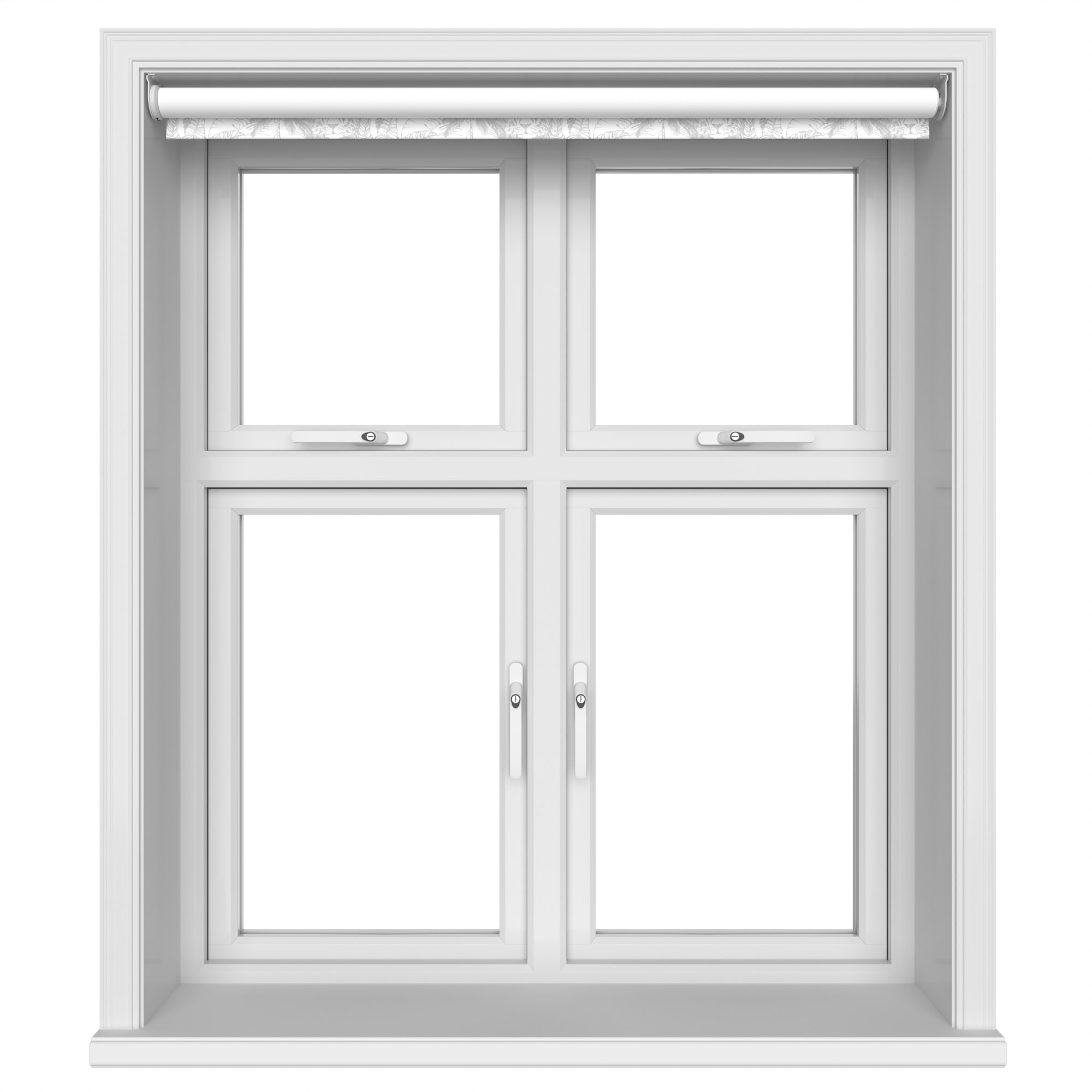 Night Safari Grey Blackout Motorised Roller Blind - Image 3