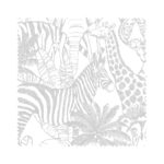 Night Safari Grey Blackout Motorised Roller Blind