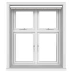 Willow Tree Blackout Birch White Motorised Roller Blind