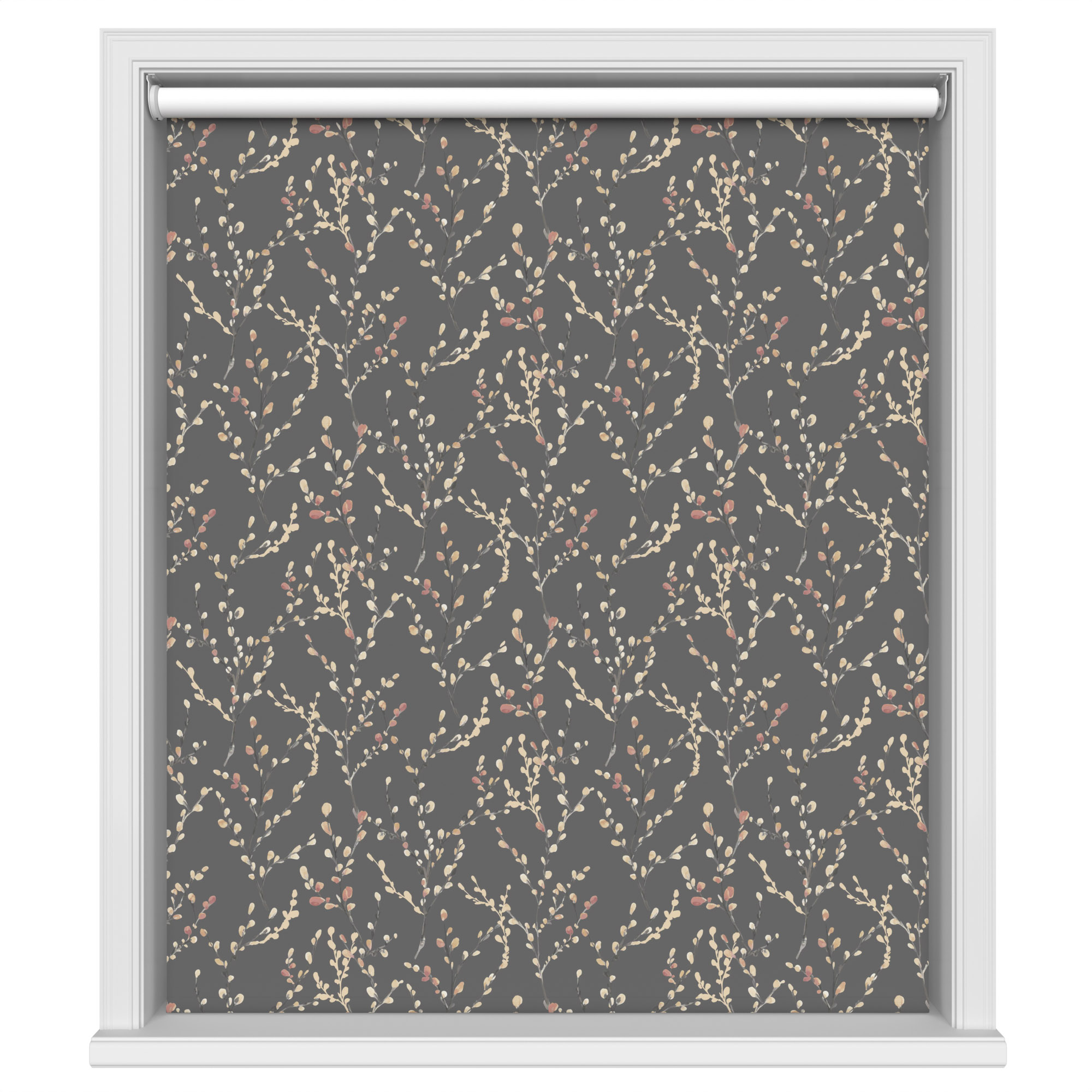 Willow Blackout Dusky Rose Motorised Roller Blind - Image 2