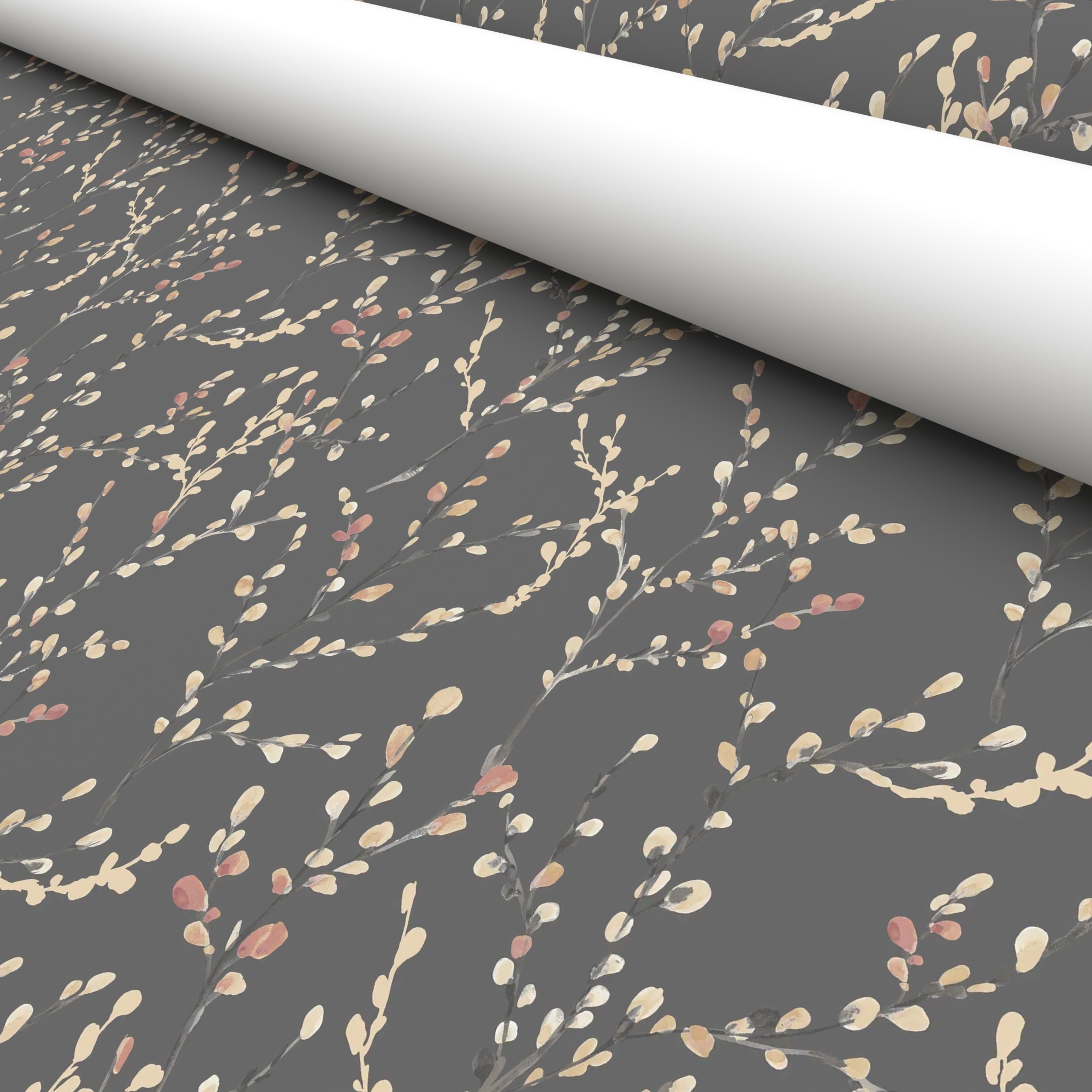 Willow Blackout Dusky Rose Motorised Roller Blind - Image 5