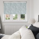 Willow Blackout Morning Mist Motorised Roller Blind
