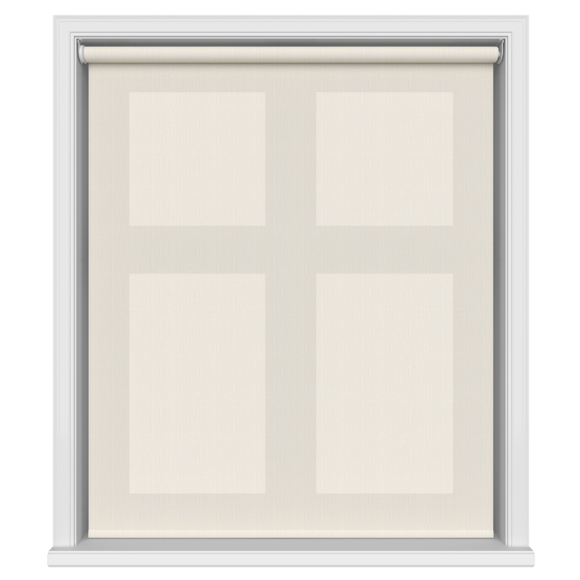 Cinder Cotton Cloud Motorised Roller Blind - Image 2