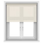 Cinder Cotton Cloud Motorised Roller Blind
