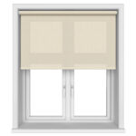 Cinder Creamy Vanilla Motorised Roller Blind