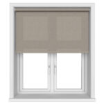Cinder Truffle Delight Motorised Roller Blind