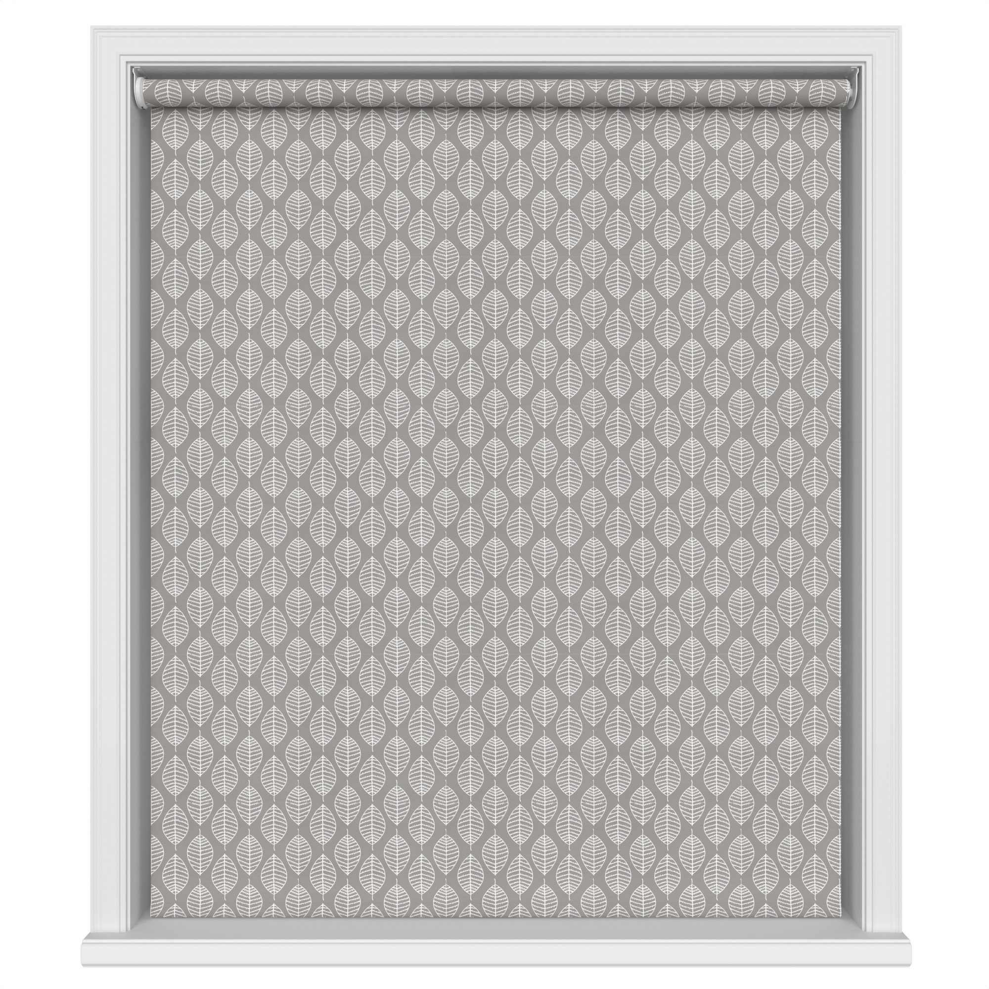 Foliage Blackout Flint Motorised Roller Blind - Image 2