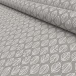 Foliage Blackout Flint Motorised Roller Blind