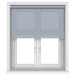 Whitby Pale Denim Motorised Roller Blind