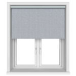 Winfield Blackout Denim Blue Motorised Roller Blind