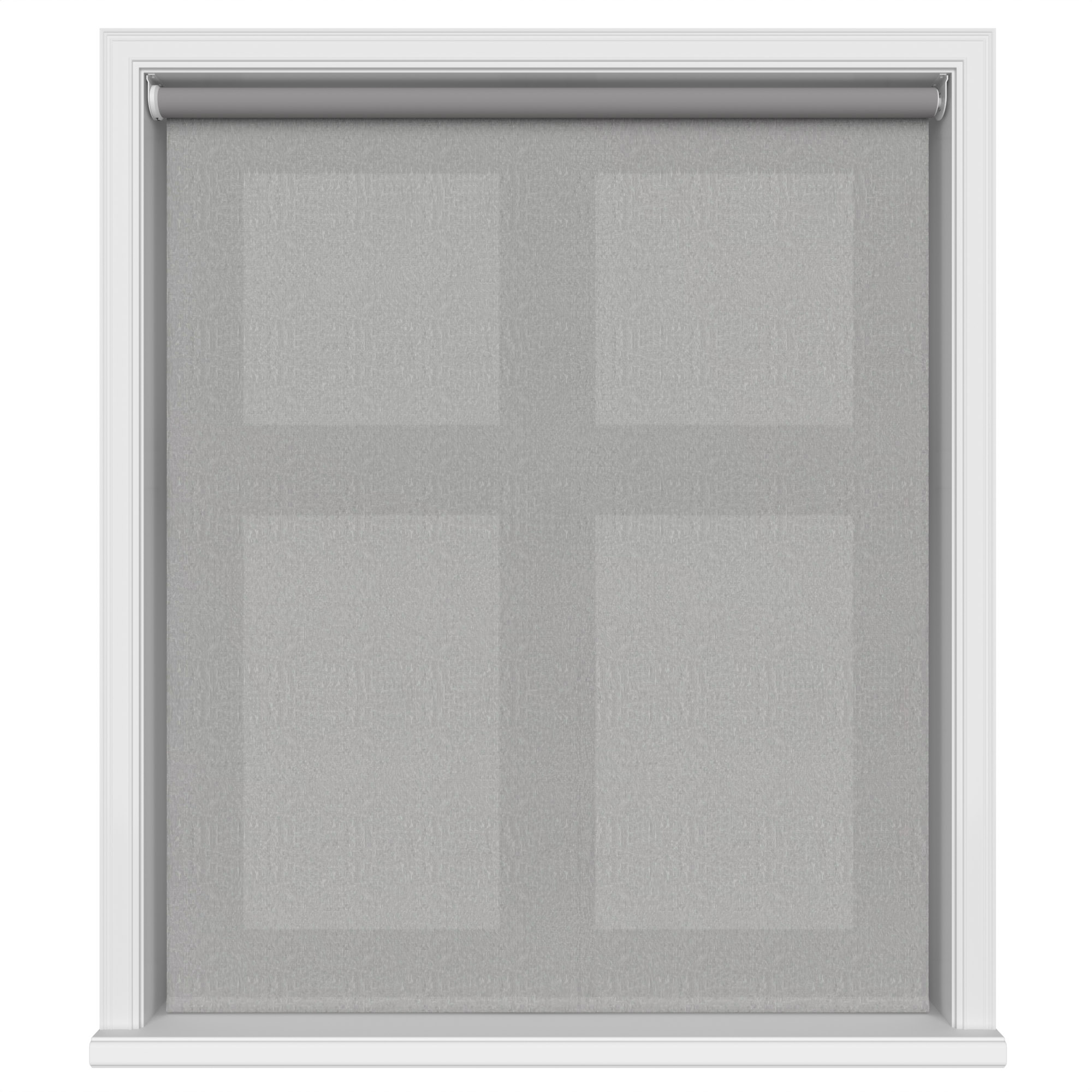 Winfield Blackout Iron Grey Motorised Roller Blind - Image 2