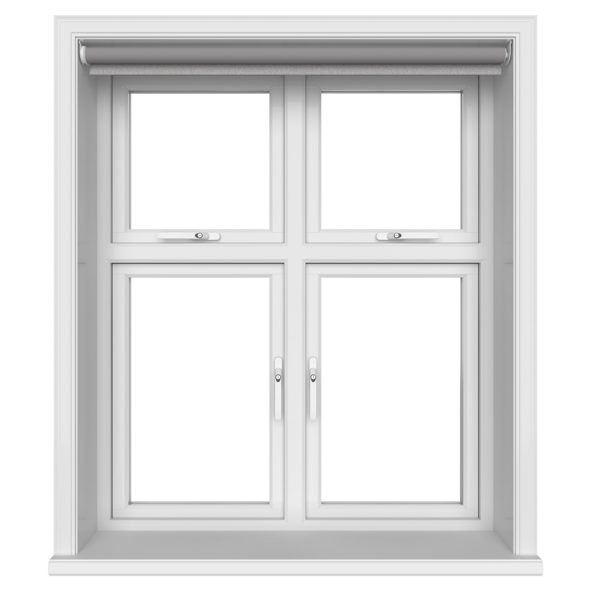 Winfield Blackout Iron Grey Motorised Roller Blind - Image 3