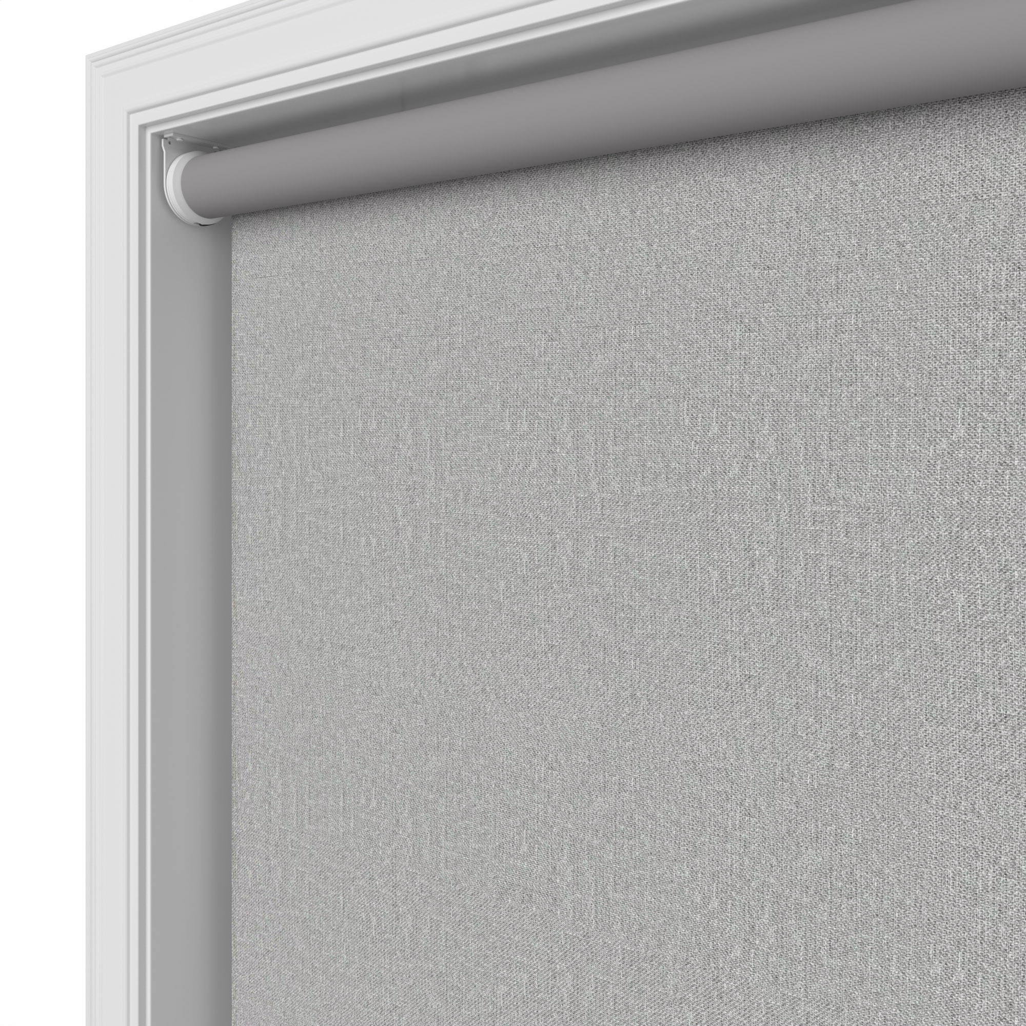 Winfield Blackout Iron Grey Motorised Roller Blind - Image 4
