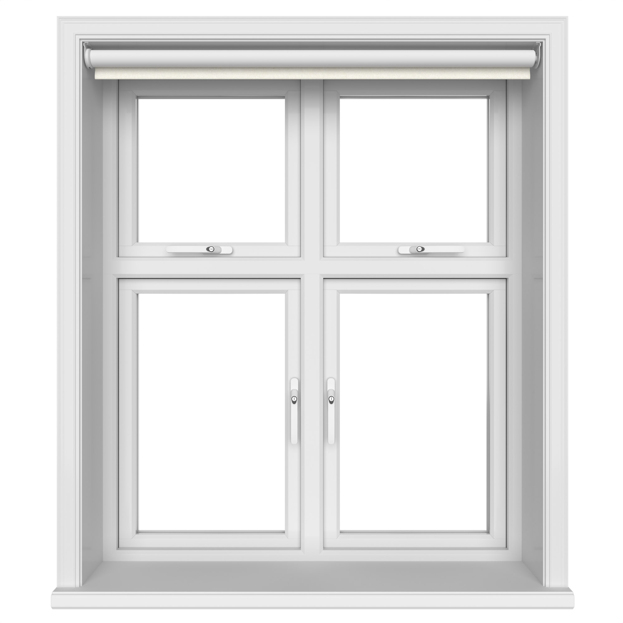 Winfield Blackout Ivory Cream Motorised Roller Blind - Image 3