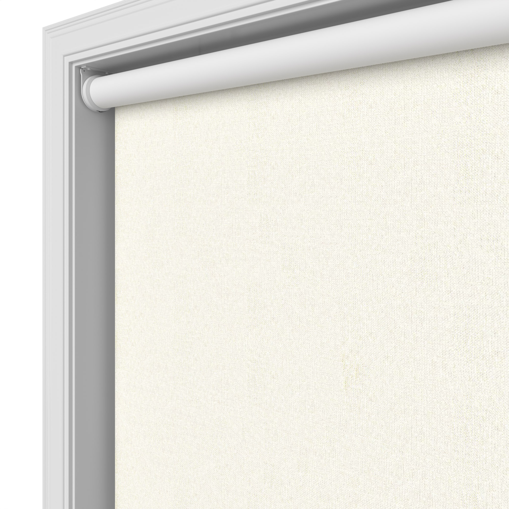 Winfield Blackout Ivory Cream Motorised Roller Blind - Image 4