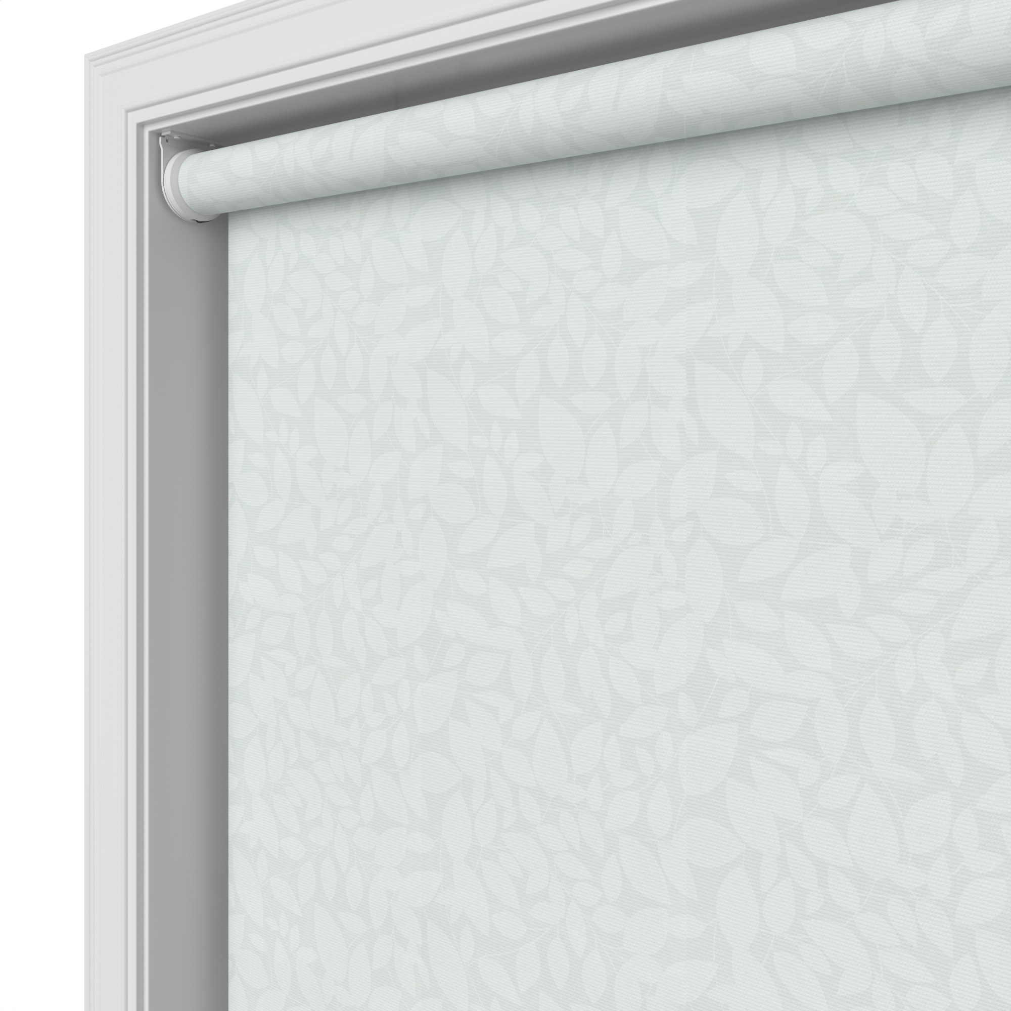 Thicket Blackout Pale Sage Motorised Roller Blind - Image 4