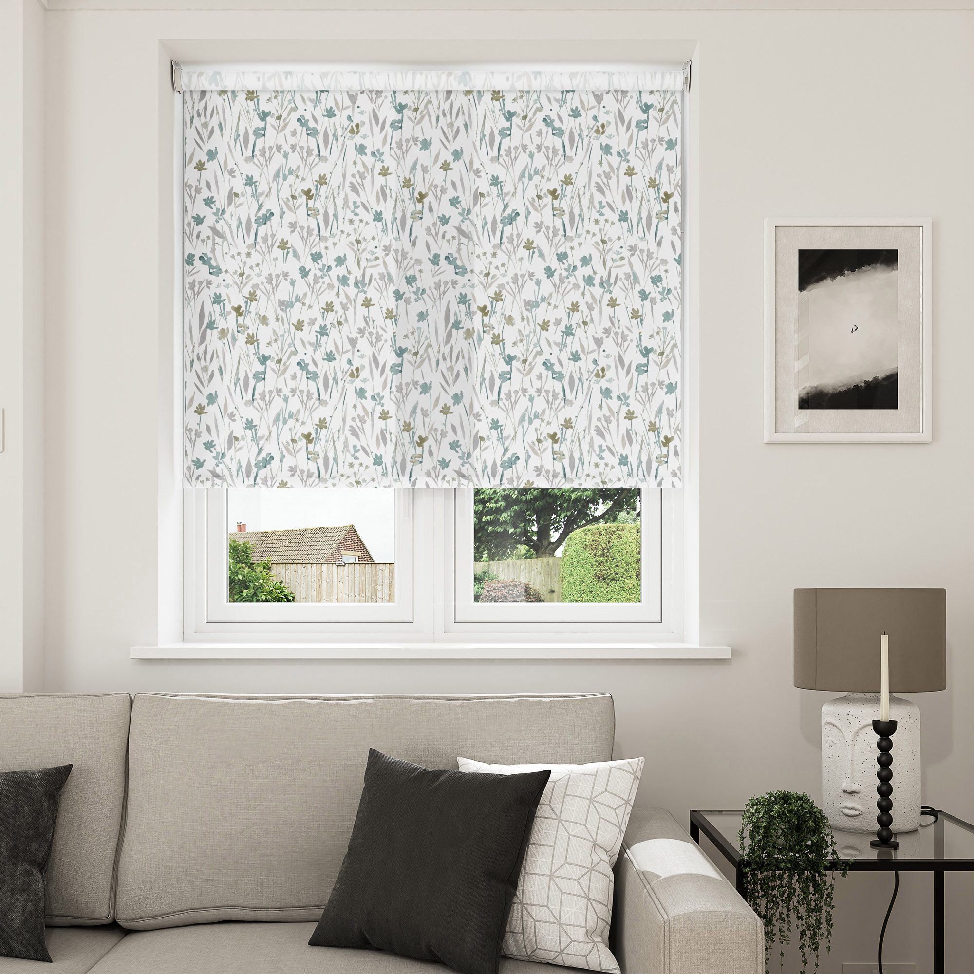 Riverbank Twilight Motorised Roller Blind - Image 7