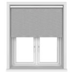 Brooklyn Blackout Gunmetal Motorised Roller Blind