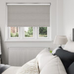 Brooklyn Blackout Gunmetal Motorised Roller Blind