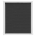 Lyon Blackout Eclipse Black Motorised Roller Blind