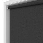 Lyon Blackout Eclipse Black Motorised Roller Blind