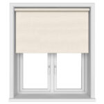 Lyon Blackout Ivory Whisper Motorised Roller Blind
