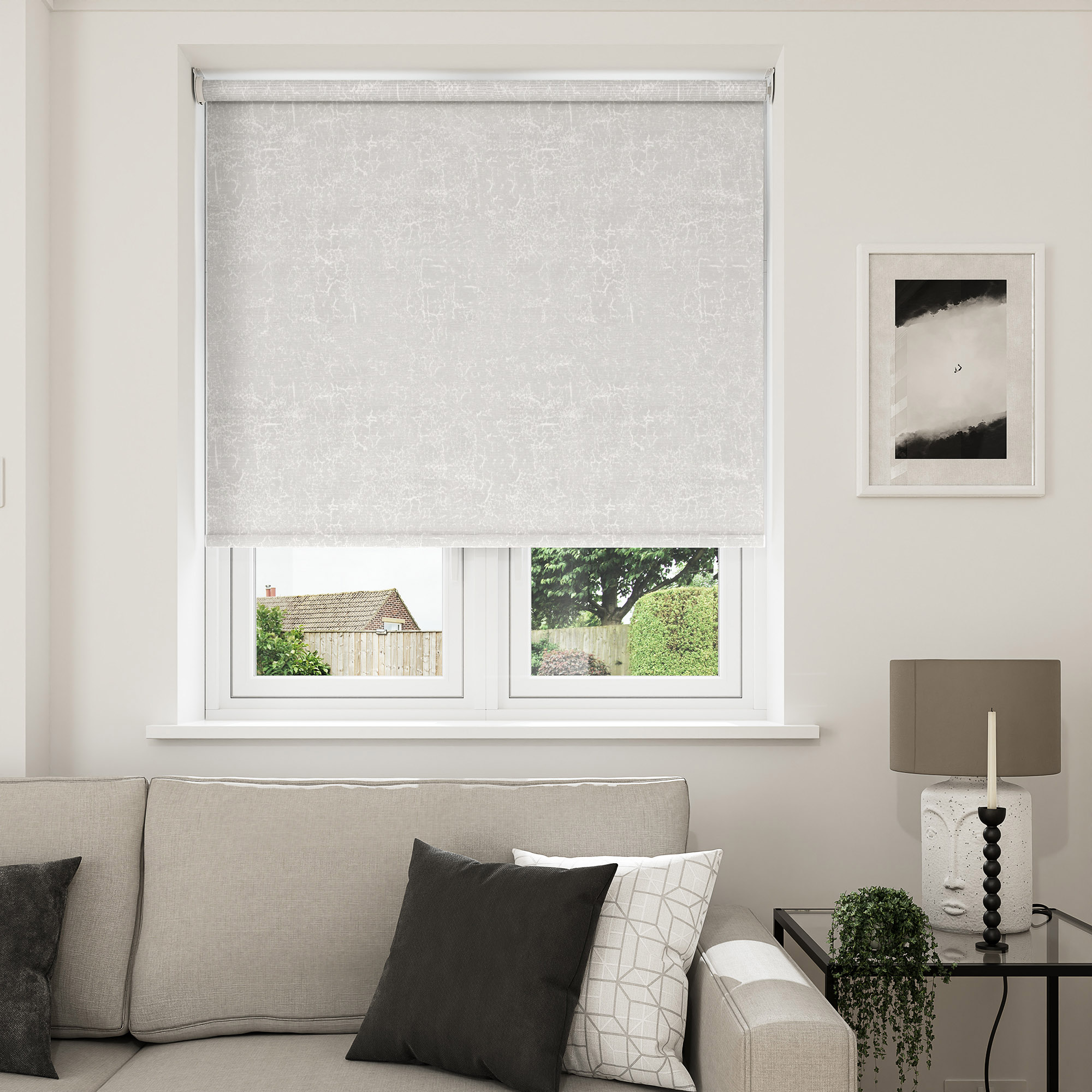 Lyon Blackout Lunar Glow Motorised Roller Blind - Image 7