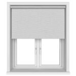 Sutton Blackout Steel Grey Motorised Roller Blind