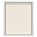 Rumba Blackout Cream Motorised Roller Blind