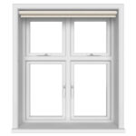 Rumba Blackout Cream Motorised Roller Blind