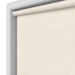 Rumba Blackout Cream Motorised Roller Blind