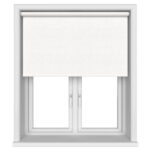 Rumba Blackout Frost Motorised Roller Blind