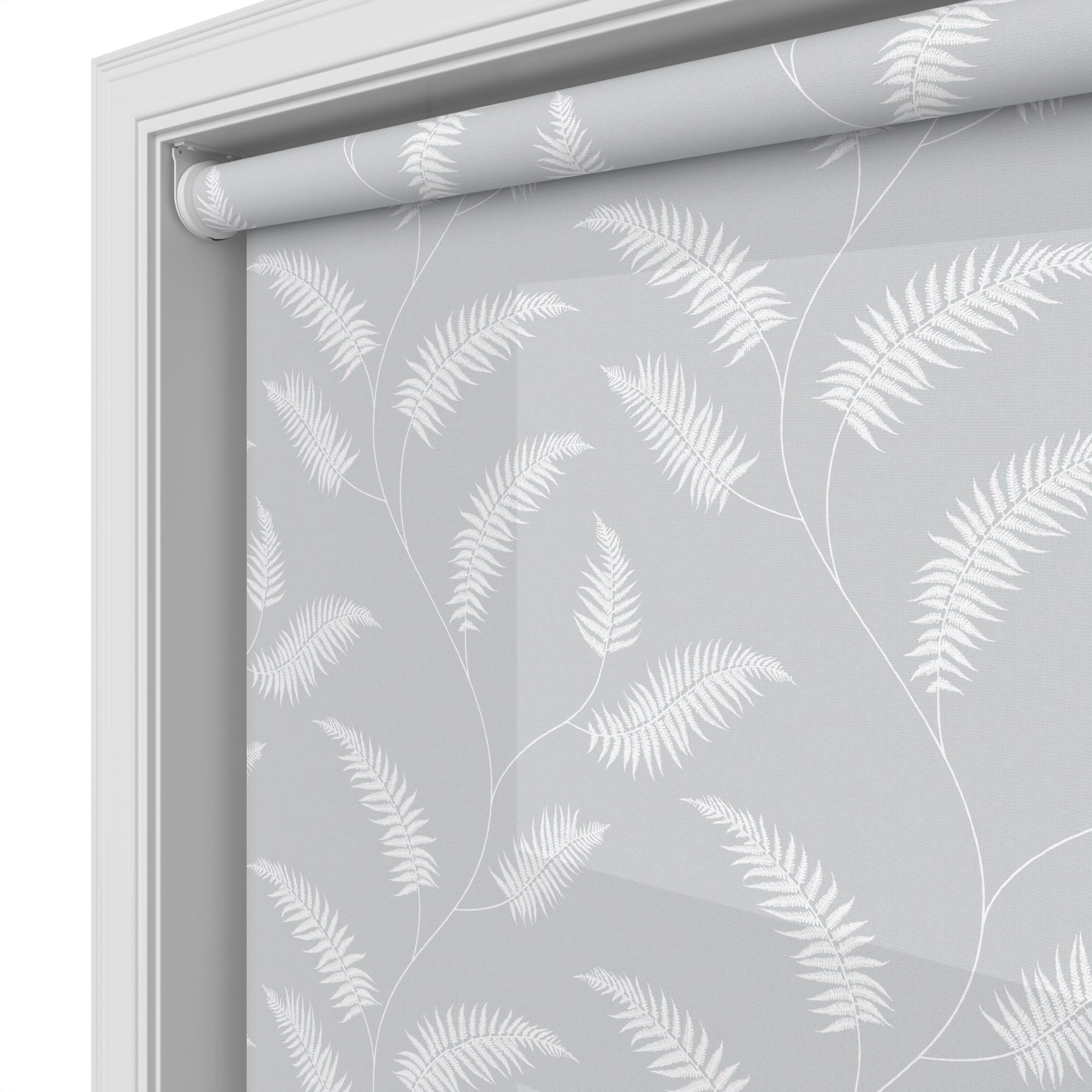 Utopia Steel Grey Motorised Roller Blind - Image 4