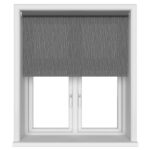 Reed Charcoal Shade Motorised Roller Blind