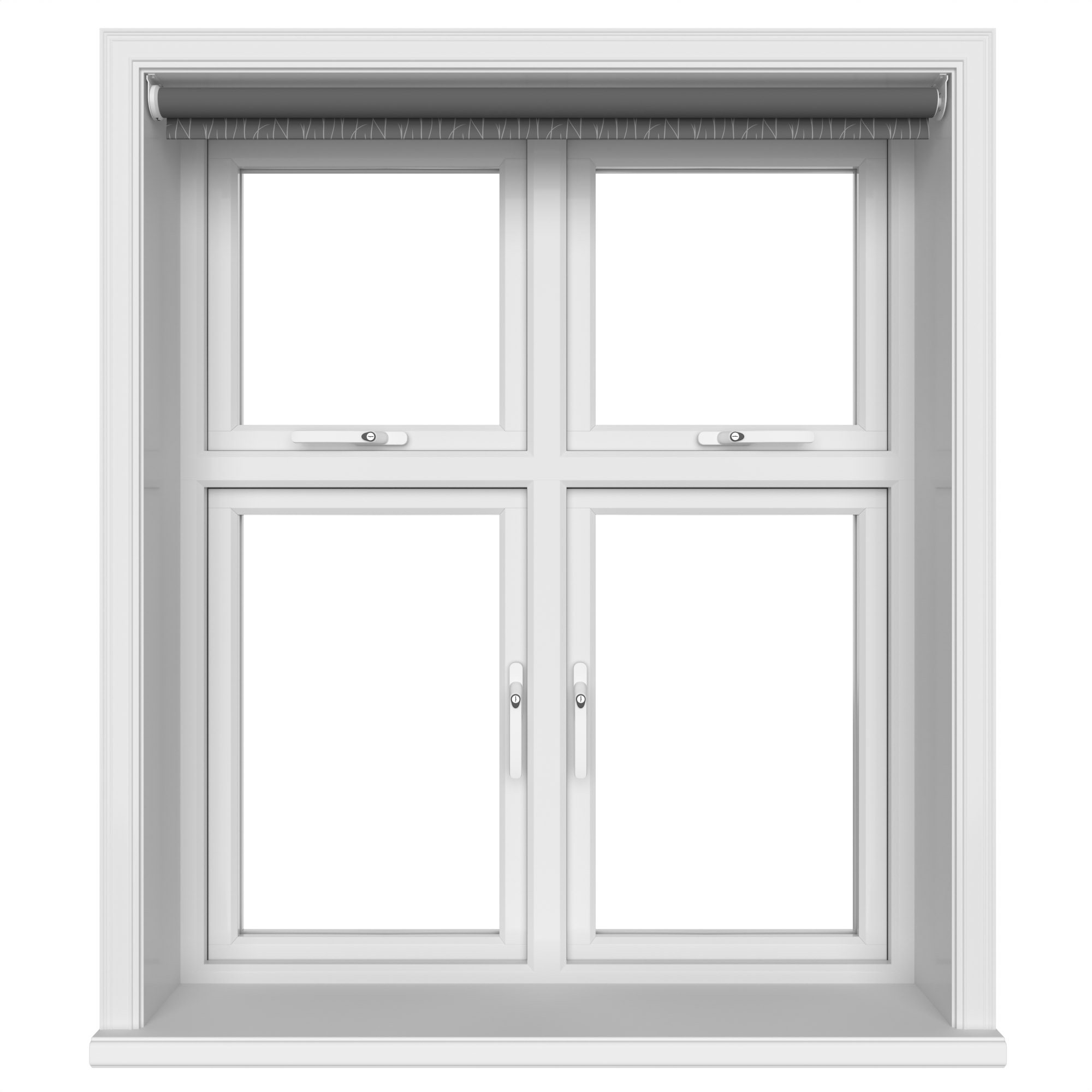 Reed Charcoal Shade Motorised Roller Blind - Image 3