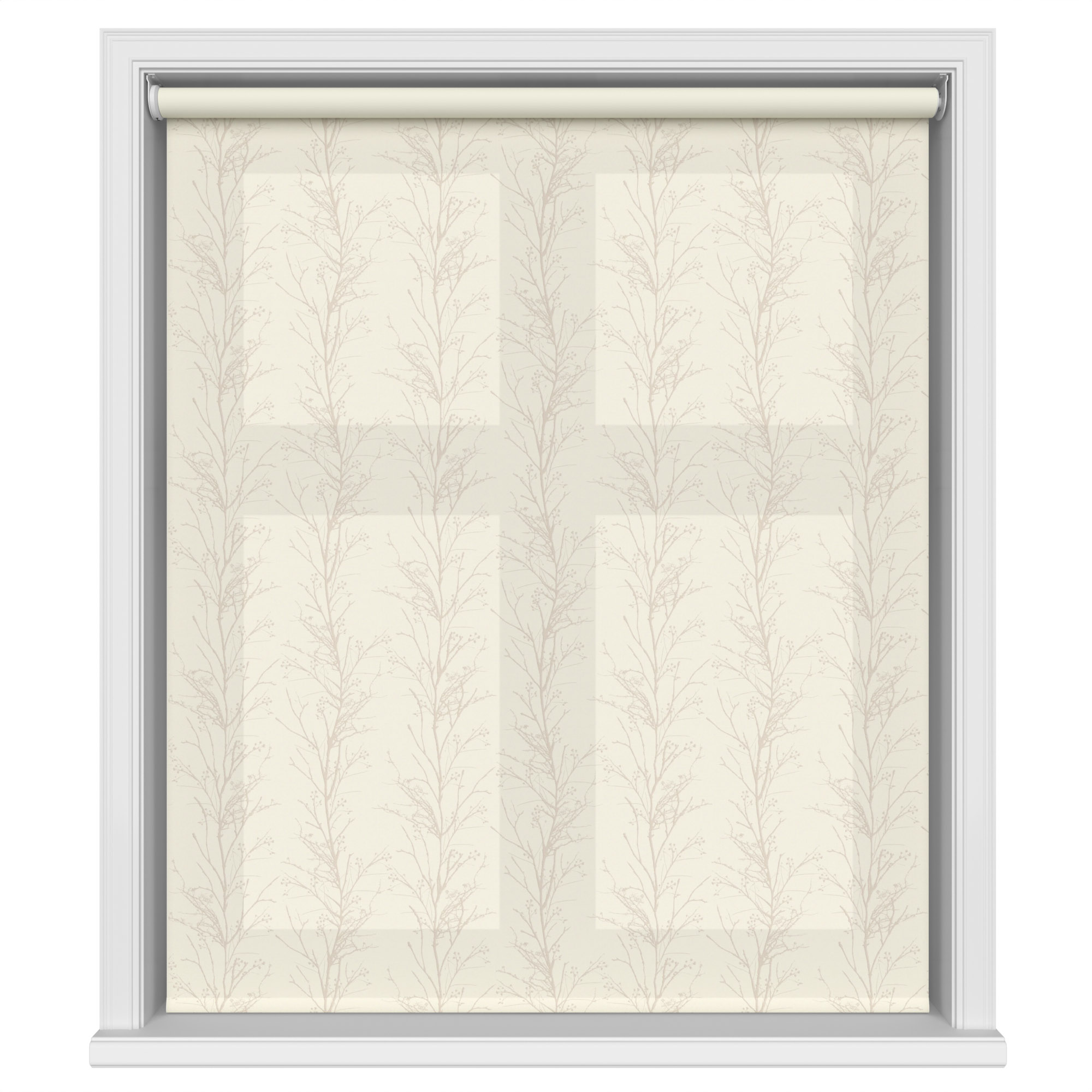 Barewood Ecru Motorised Roller Blind - Image 2