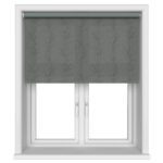 Barewood Graphite Motorised Roller Blind