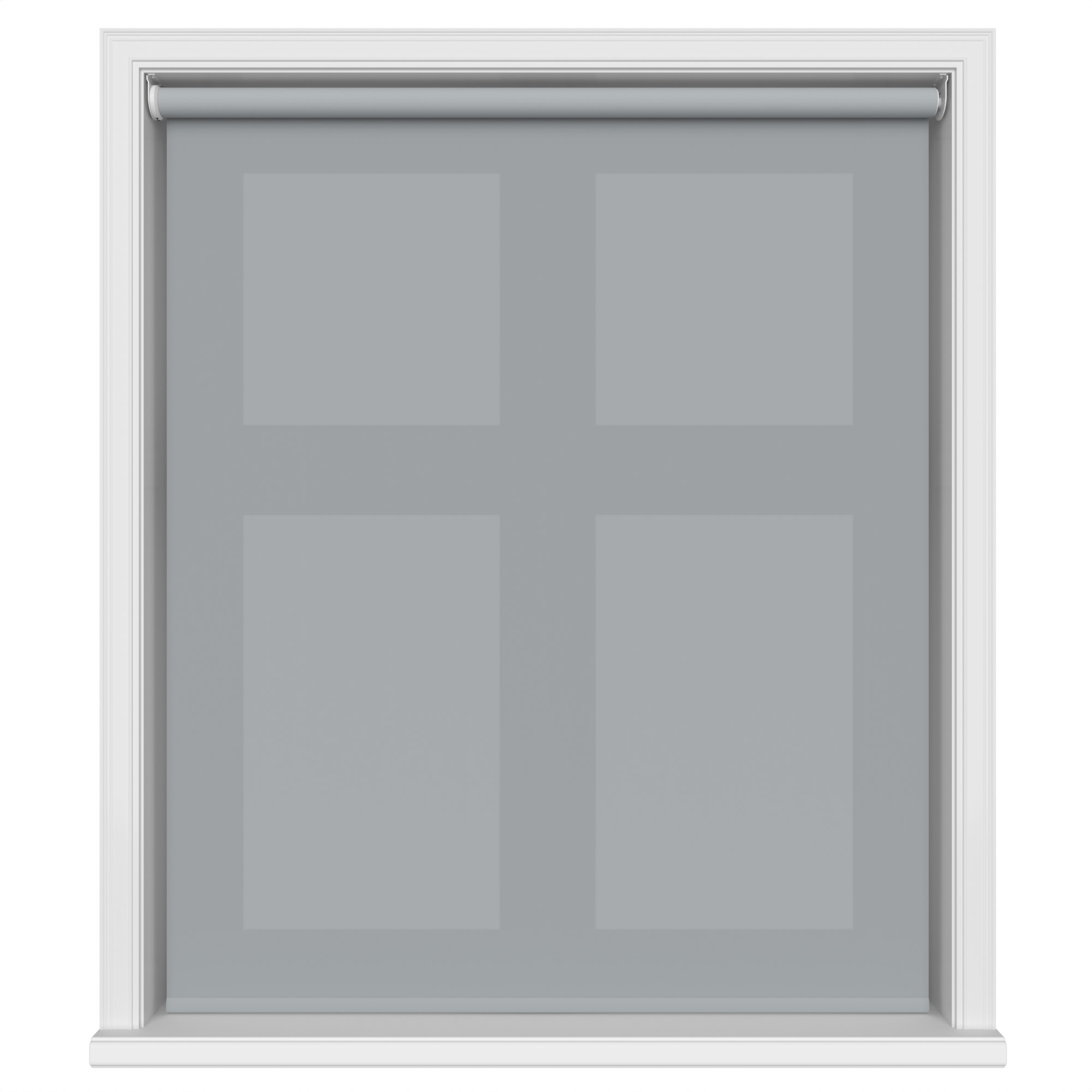 Haven Ash Smoke Motorised Roller Blind - Image 2