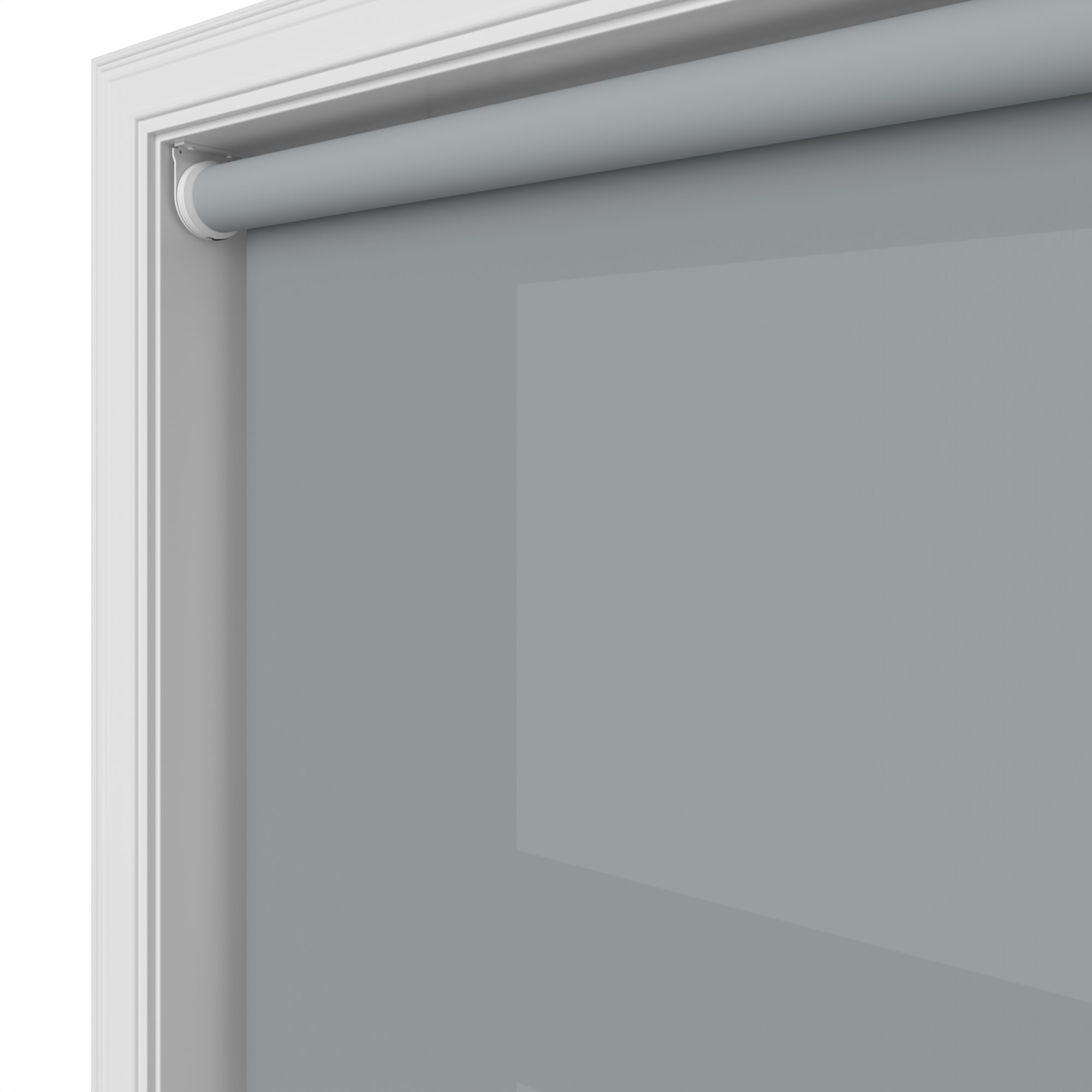 Haven Ash Smoke Motorised Roller Blind - Image 4