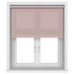 Dover Blush Pink Motorised Roller Blind