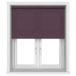 Dover Royal Plum Motorised Roller Blind