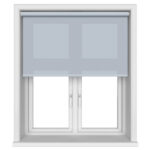 Dover Skyline Blue Motorised Roller Blind