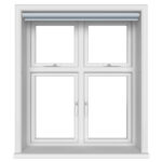 Dover Skyline Blue Motorised Roller Blind