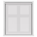 Dover Frosted White Motorised Roller Blind