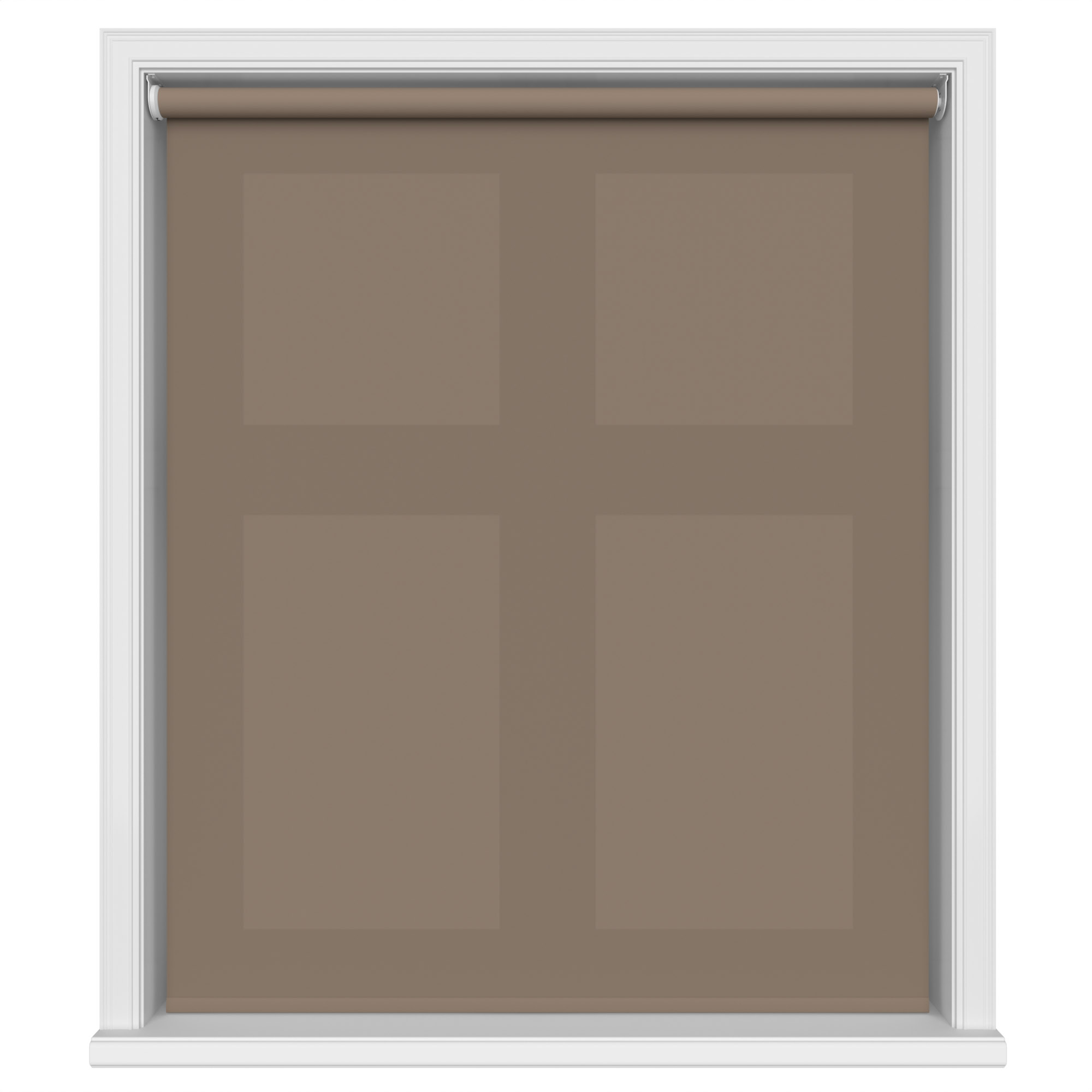 Dover Cocoa Beige Motorised Roller Blind - Image 2