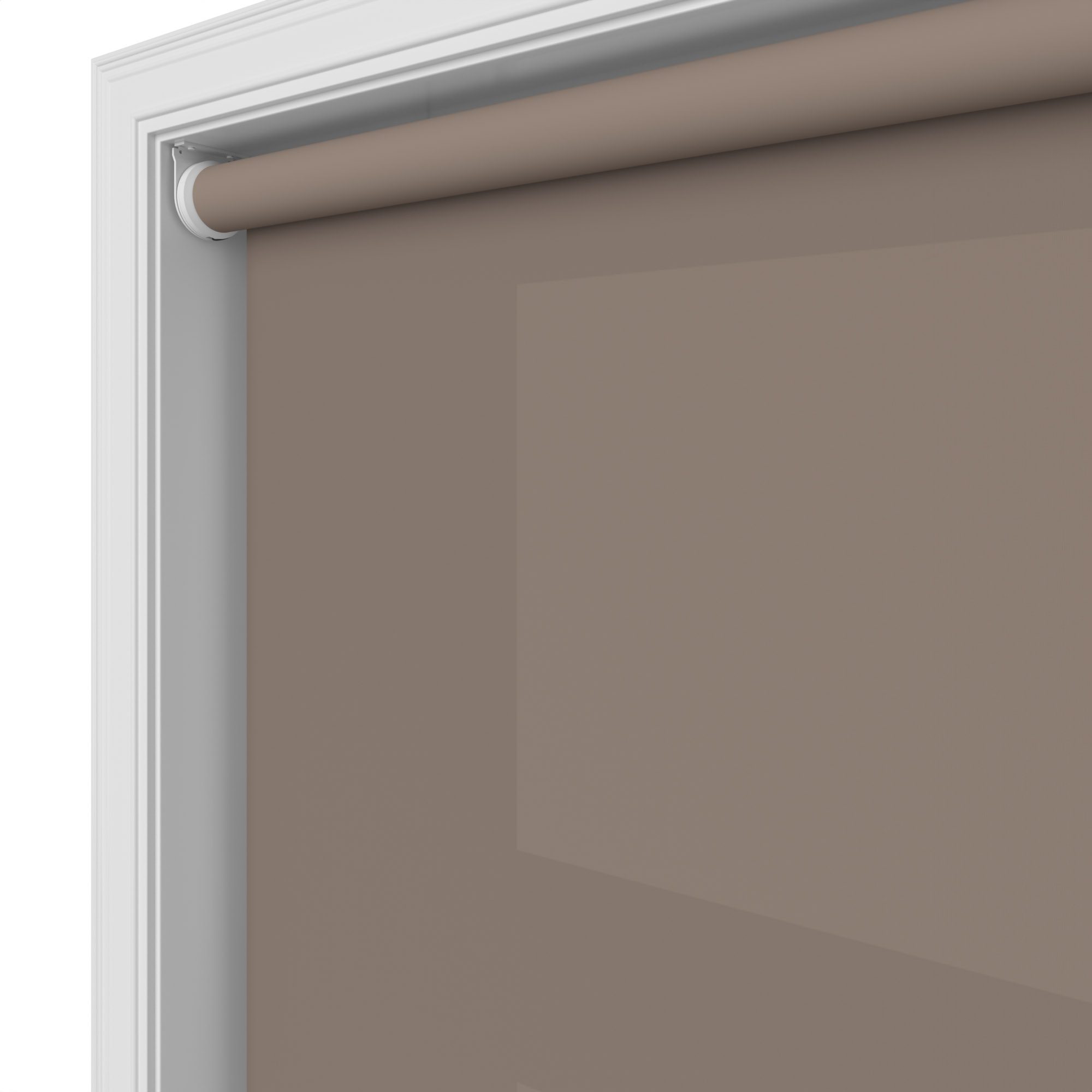 Dover Cocoa Beige Motorised Roller Blind - Image 4