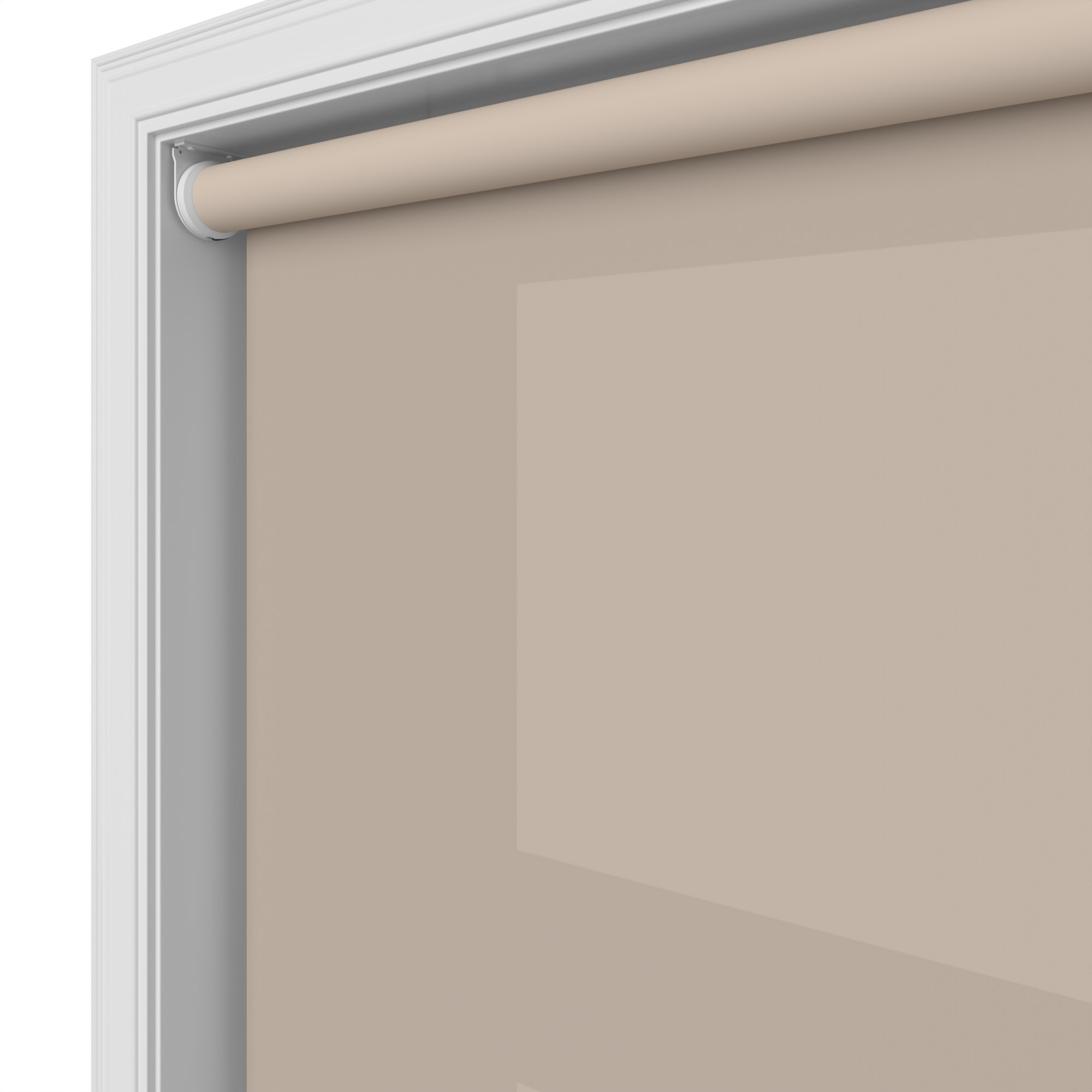 Dover Sandy Beige Motorised Roller Blind - Image 4